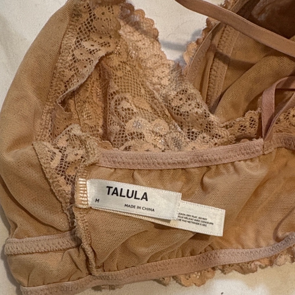 Aritzia Black and Cream Lace Bralettes - Picture 4 of 5